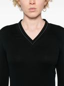 Brunello Cucinelli V Necked Cotton T Shirt