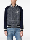 Valentino V Logo Signature Wool Bomber Jacket