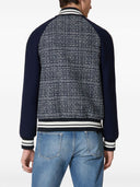 Valentino V Logo Signature Wool Bomber Jacket