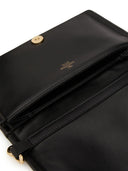 Valentino Garavani V Logo Chain Mini Leather Clutch