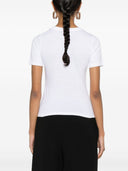Mm6 Maison Margiela Logo Cotton T Shirt