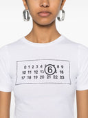 Mm6 Maison Margiela Logo Cotton T Shirt