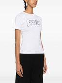 Mm6 Maison Margiela Logo Cotton T Shirt