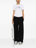 Mm6 Maison Margiela Logo Cotton T Shirt