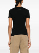 Mm6 Maison Margiela Logo Cotton T Shirt
