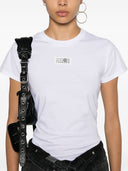 Mm6 Maison Margiela Logo Cotton T Shirt