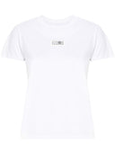 Mm6 Maison Margiela Logo Cotton T Shirt