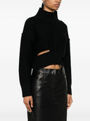 Mm6 Maison Margiela Cut Out Wool Blend Jumper