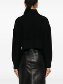Mm6 Maison Margiela Cut Out Wool Blend Jumper