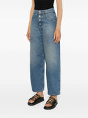 Mm6 Maison Margiela Wide Leg Denim Jeans