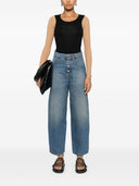 Mm6 Maison Margiela Wide Leg Denim Jeans