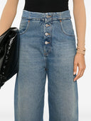 Mm6 Maison Margiela Wide Leg Denim Jeans