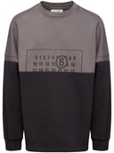 Mm6 Maison Margiela Logo Cotton Sweatshirt
