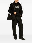Mm6 Maison Margiela Wide Leg Cotton Trousers