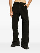 Mm6 Maison Margiela Wide Leg Cotton Trousers