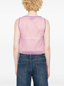 Emporio Armani Seidenverzerrte Top