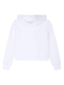 Ea7 Logo Cotton Blend Hoodie