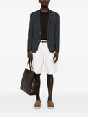 Emporio Armani Striped Cotton Blend Shirt