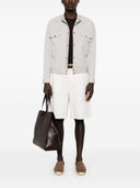 Emporio Armani en coton à rayures Blouson Veste