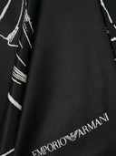Emporio Armani Silk Blend Printed Stole
