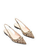 Gucci GG Motif Slingback Ballets
