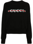 Sweat à capuche en coton du logo gucci