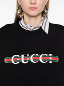 Sweat à capuche en coton du logo gucci