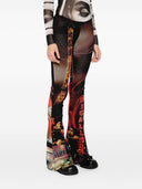 Jean Paul Gaultier Pigalle Print Flared Trousers