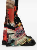 Jean Paul Gaultier Pigalle Print Flared Trousers