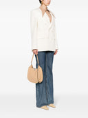 Valentino Garavani Hobo Rockstud Leather Shoulder Bag