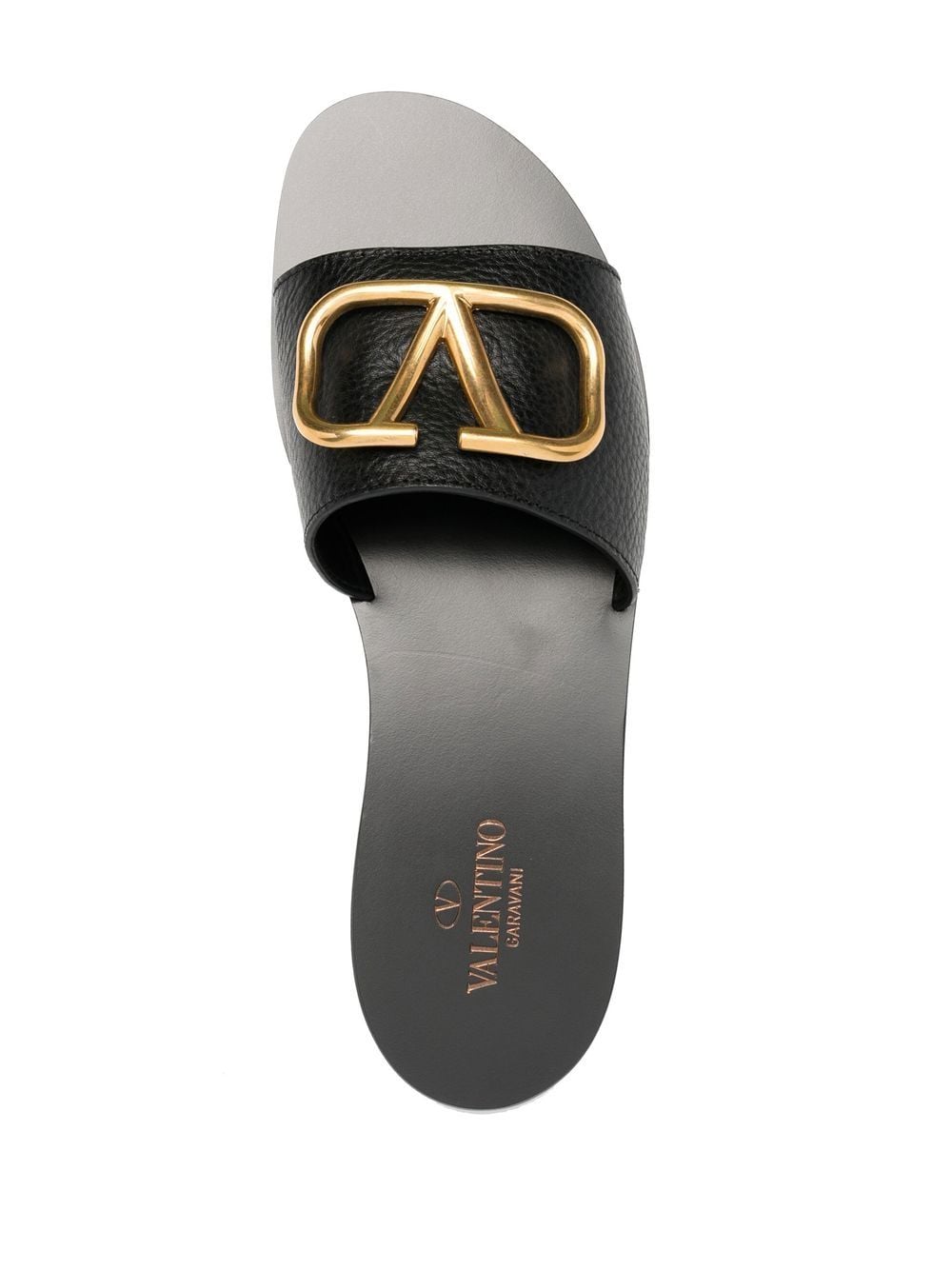 Valentino Garavani V Logo Signature Leather Sandals – Balardi