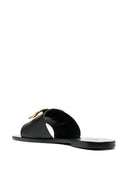 Valentino Garavani V Logo Signature Leather Sandals