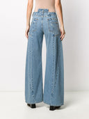 Maison Margiela Cut Out Waist Denim Jeans