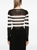 Jean Paul Gaultier Mariniere Print Top