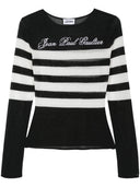 Jean Paul Gaultier Mariniere Print Top