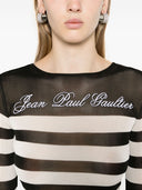 Jean Paul Gaultier Mariniere Print Top