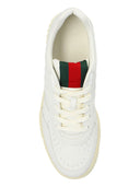 Gucci Re Web Leather Sneakers