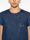 Gucci Denim Cotton Short Dress