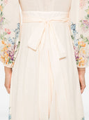 Zimmermann Floral Print Wrap Midi Dress