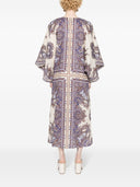 Zimmermann Paisley Print Linen Midi Dress