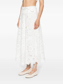 Gonna lunga in cotone ricamato Zimmermann