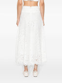 Gonna lunga in cotone ricamato Zimmermann