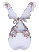 Zimmermann Paisley Stampa un costume da bagno con un pezzo
