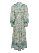 Zimmermann Paisley Print Linen Midi Dress