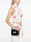 Self Portrait Baguette Micro Leather Shoulder Bag