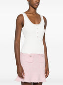 セルフポートレートリブ付きタンクトップ