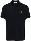 Stone Island Logo Baumwoll Poloshirt