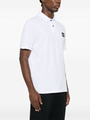 Stone Island Logo Cotton Polo Shirt