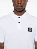 Stone Island Logo Cotton Polo Shirt