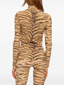 Stella Mc Cartney Tiger Print Nylon Top